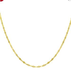 Boudov designs 18” 14k gold “chain mail” necklace.